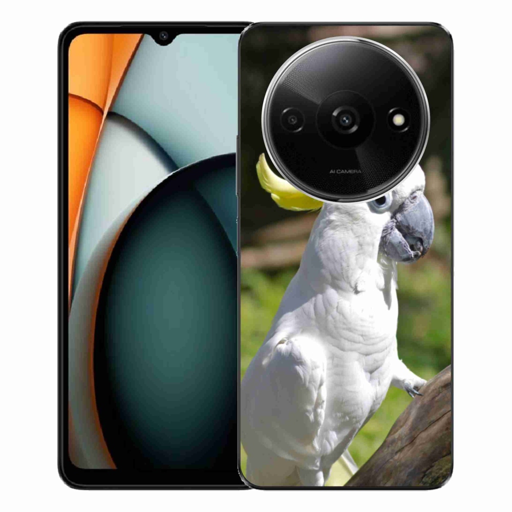 Gélový kryt mmCase na Xiaomi Redmi A3 - papagáj kakadu 2