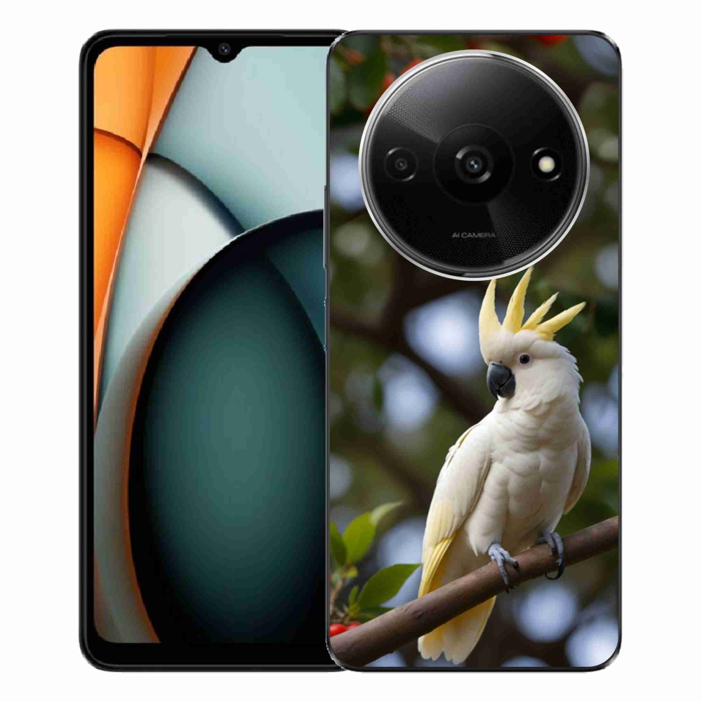 Gélový kryt mmCase na Xiaomi Redmi A3 - papagáj kakadu 3