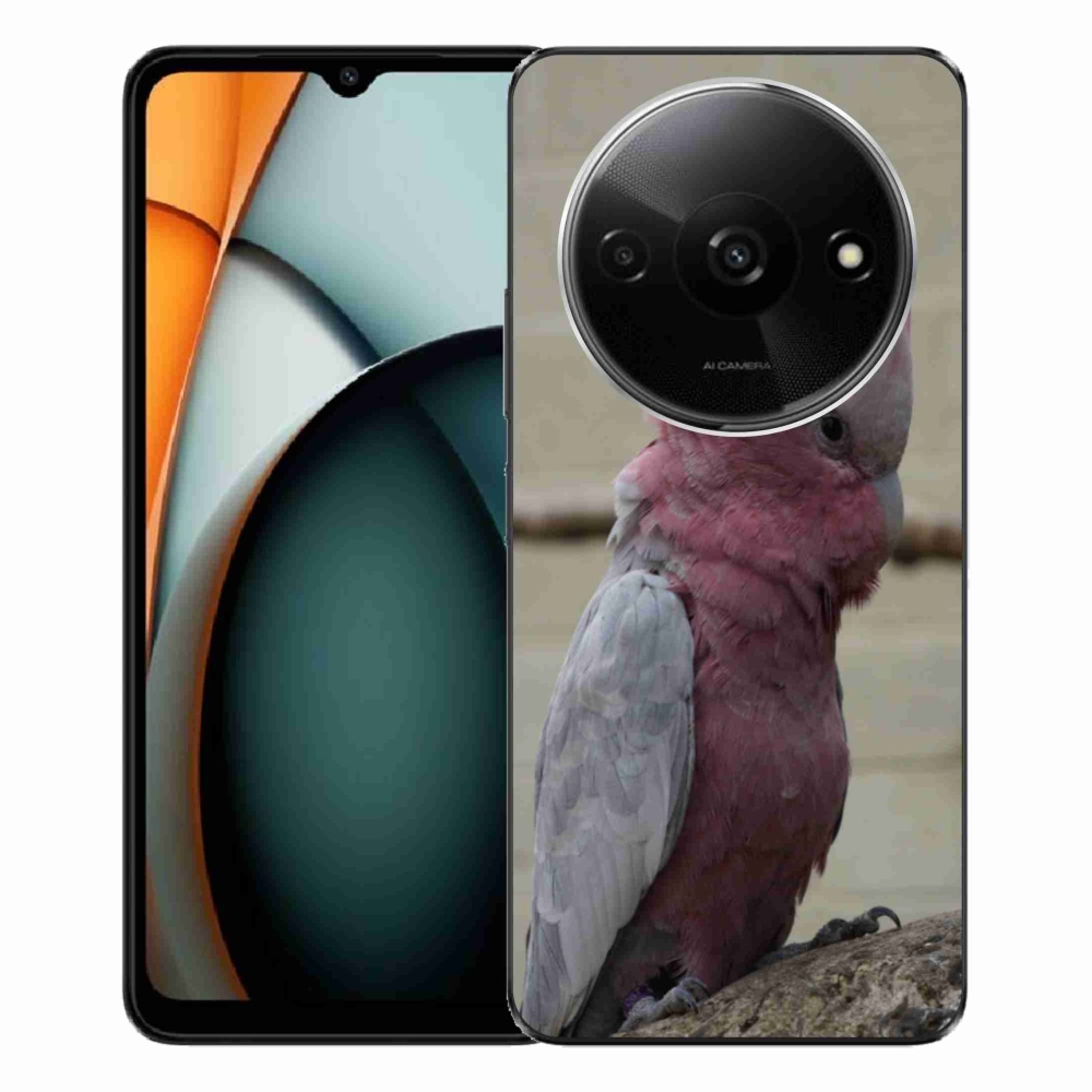 Gélový kryt mmCase na Xiaomi Redmi A3 - papagáj kakadu ružový