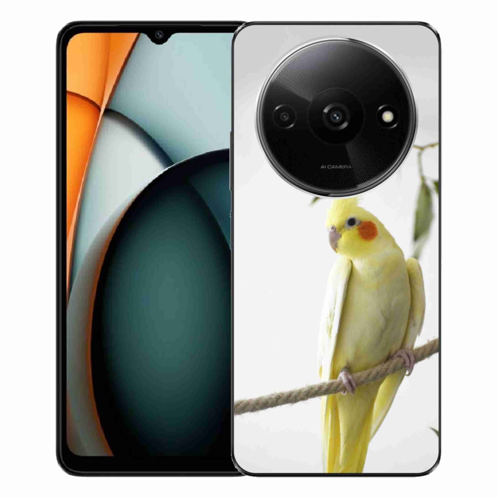 Gélový kryt mmCase na Xiaomi Redmi A3 - papagáj korela chocholatá