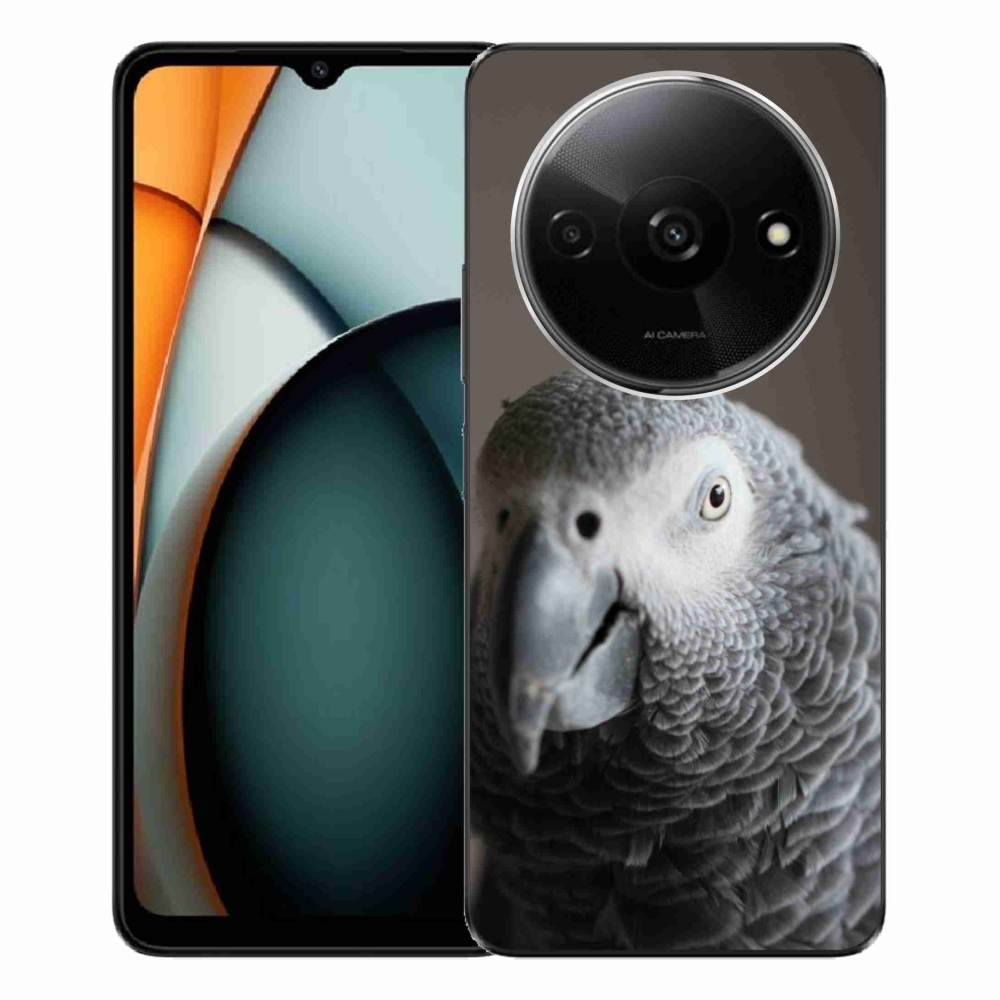 Gélový kryt mmCase na Xiaomi Redmi A3 - papagáj žako 2