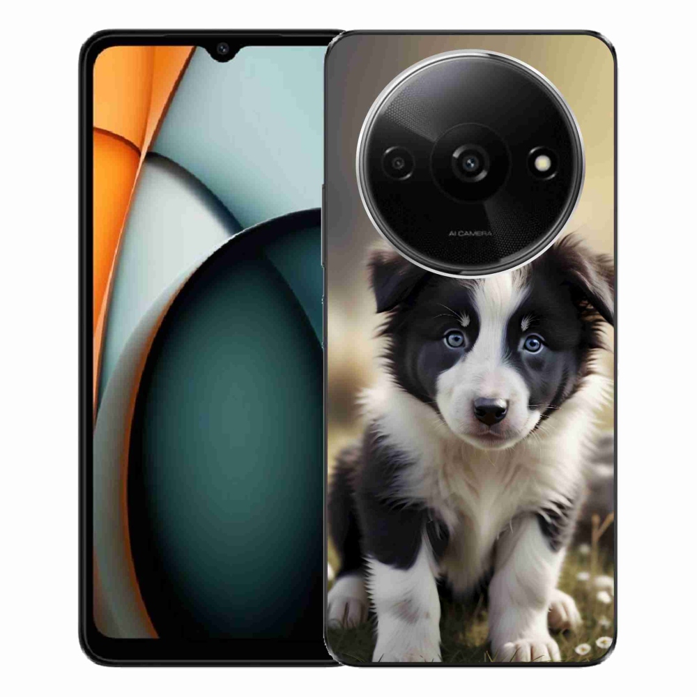 Gélový kryt mmCase na Xiaomi Redmi A3 - roztomilá border kólia
