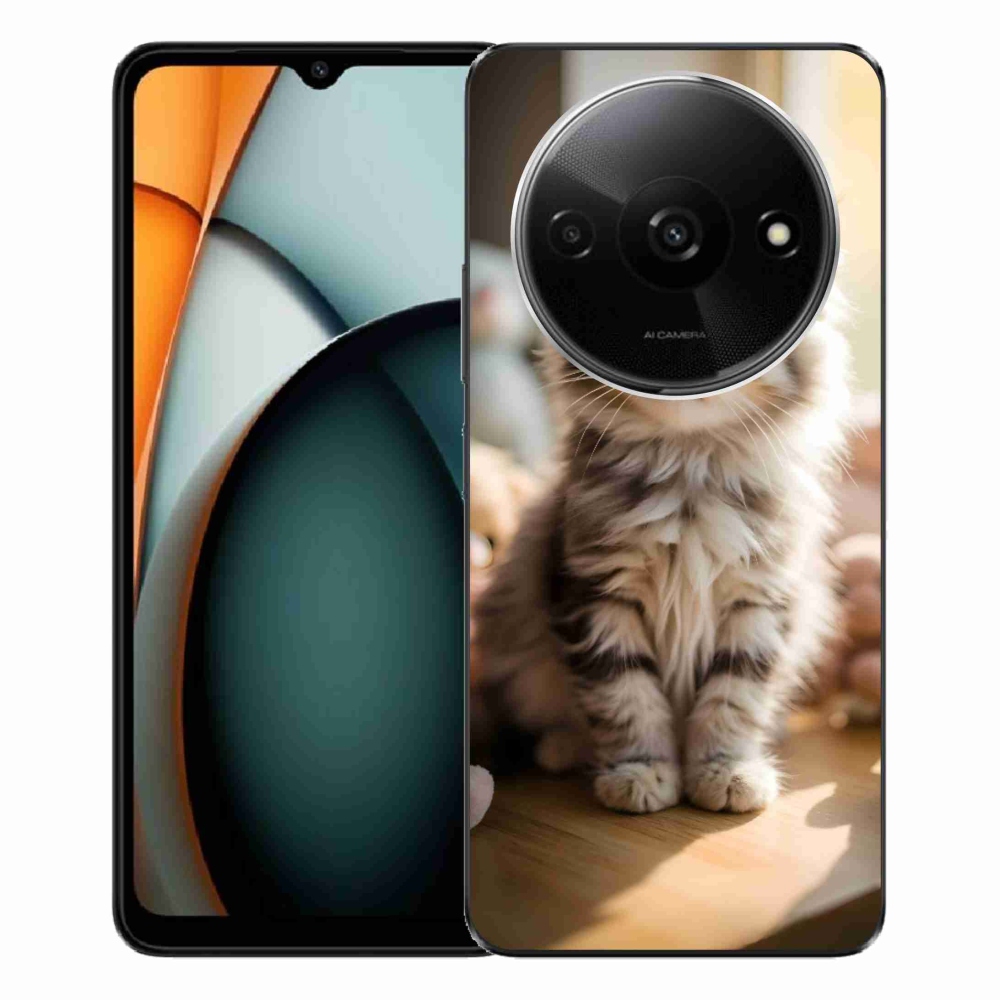 Gélový kryt mmCase na Xiaomi Redmi A3 - roztomilé mačiatko 10