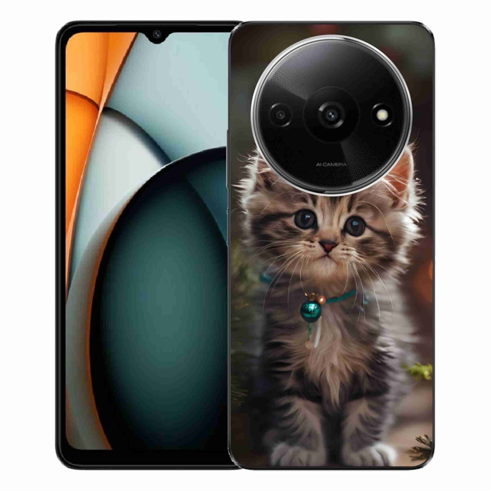 Gélový kryt mmCase na Xiaomi Redmi A3 - roztomilé mačiatko 11