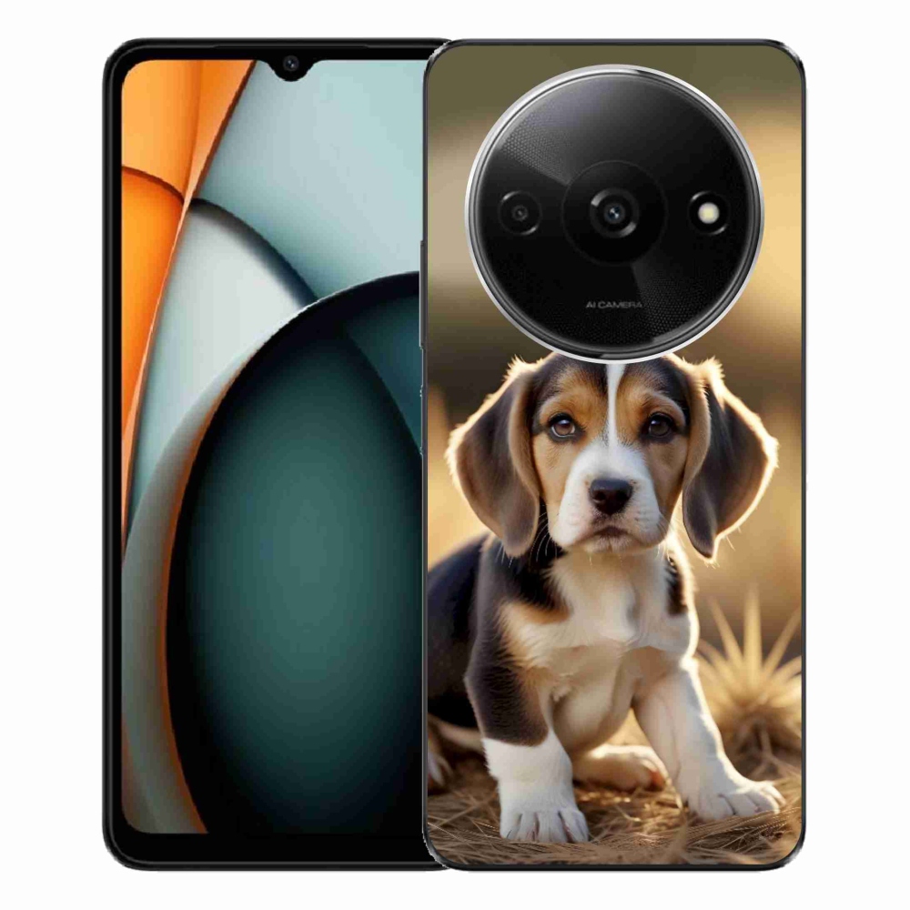 Gélový kryt mmCase na Xiaomi Redmi A3 - roztomilý bígl