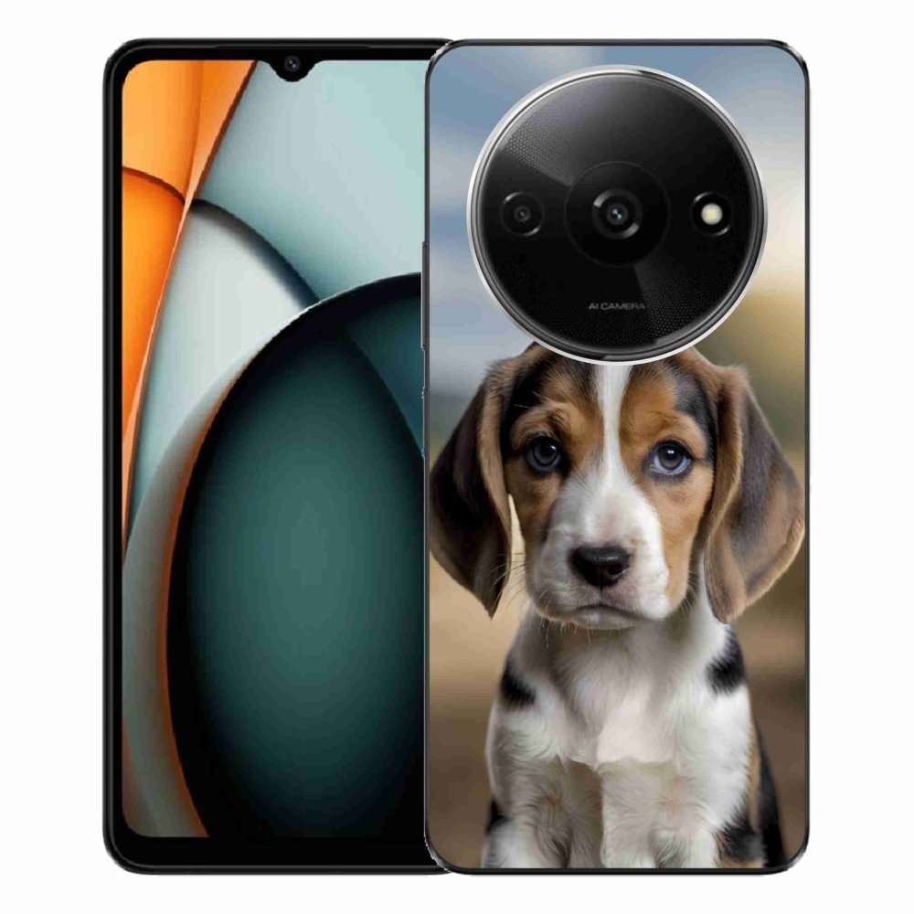 Gélový kryt mmCase na Xiaomi Redmi A3 - roztomilý bígl