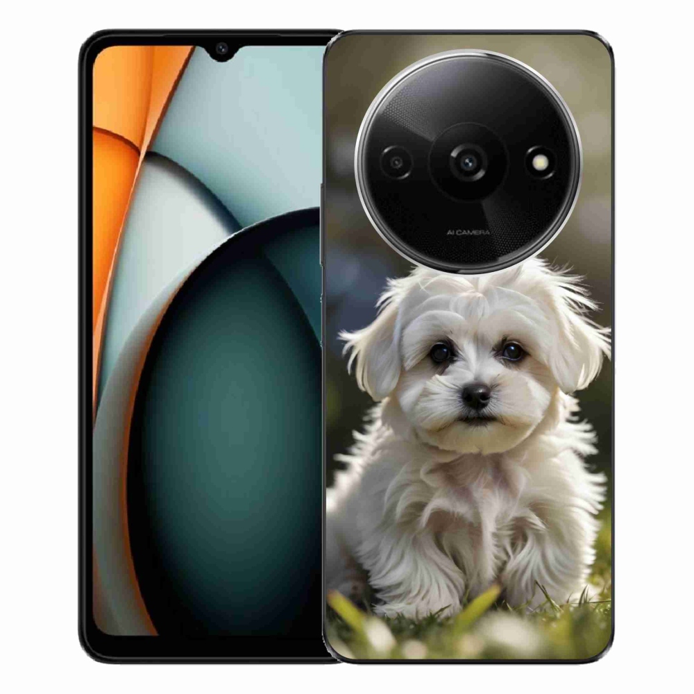 Gélový kryt mmCase na Xiaomi Redmi A3 - roztomilý maltézsky psík