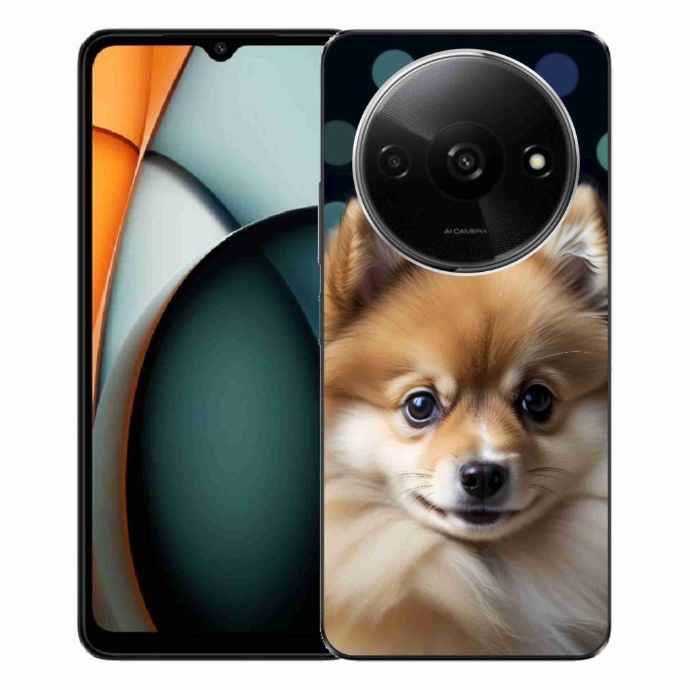 Gélový kryt mmCase na Xiaomi Redmi A3 - roztomilý pomeranian