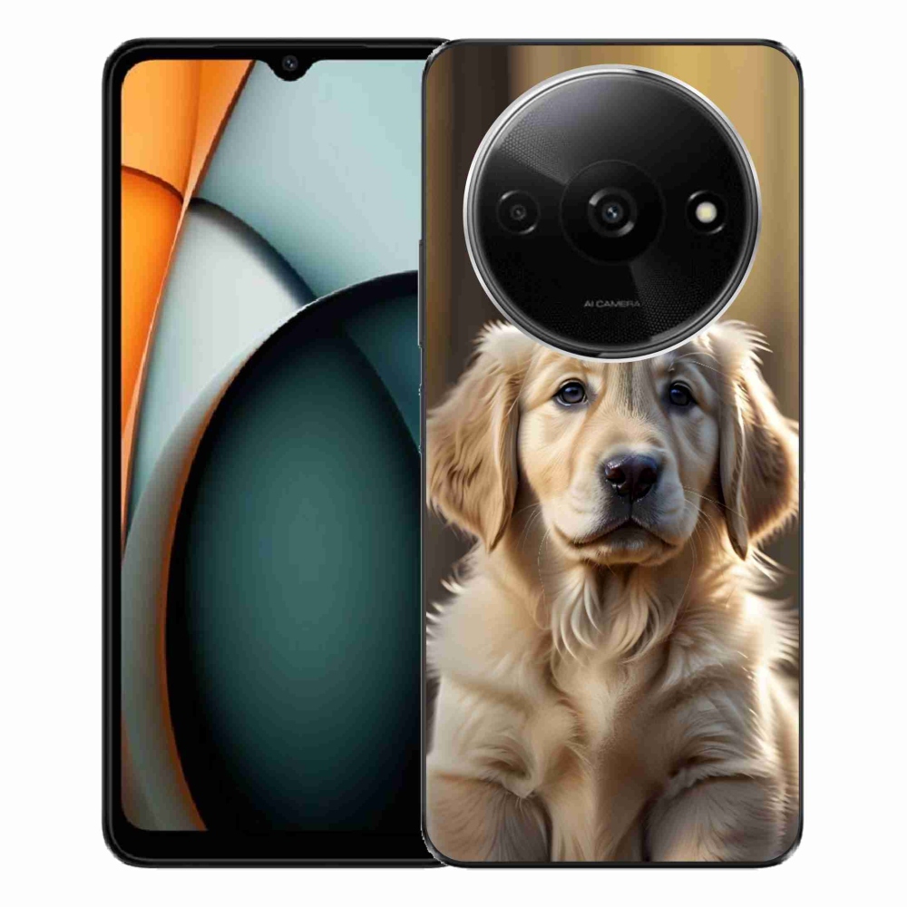 Gélový kryt mmCase na Xiaomi Redmi A3 - roztomilý zlatý retriever