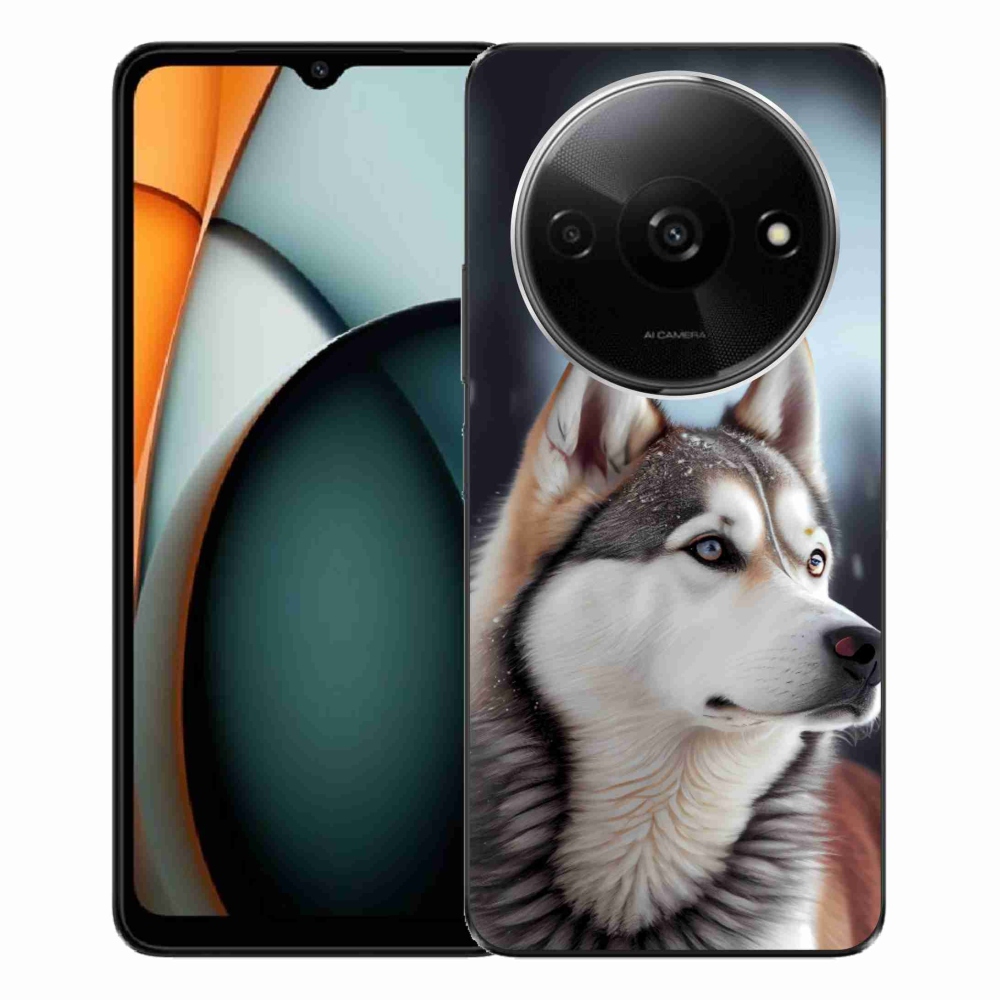 Gélový kryt mmCase na Xiaomi Redmi A3 - sibírsky husky