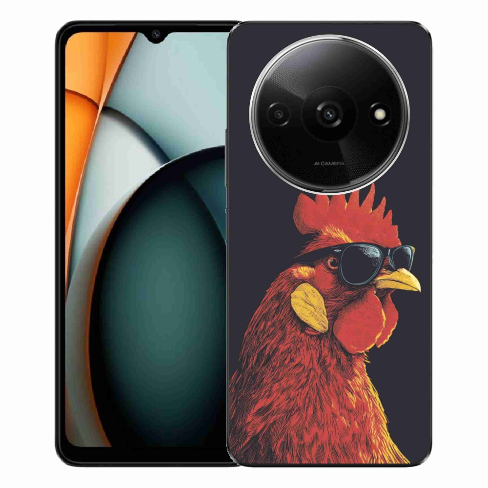 Gélový kryt mmCase na Xiaomi Redmi A3 - štýlový kohút