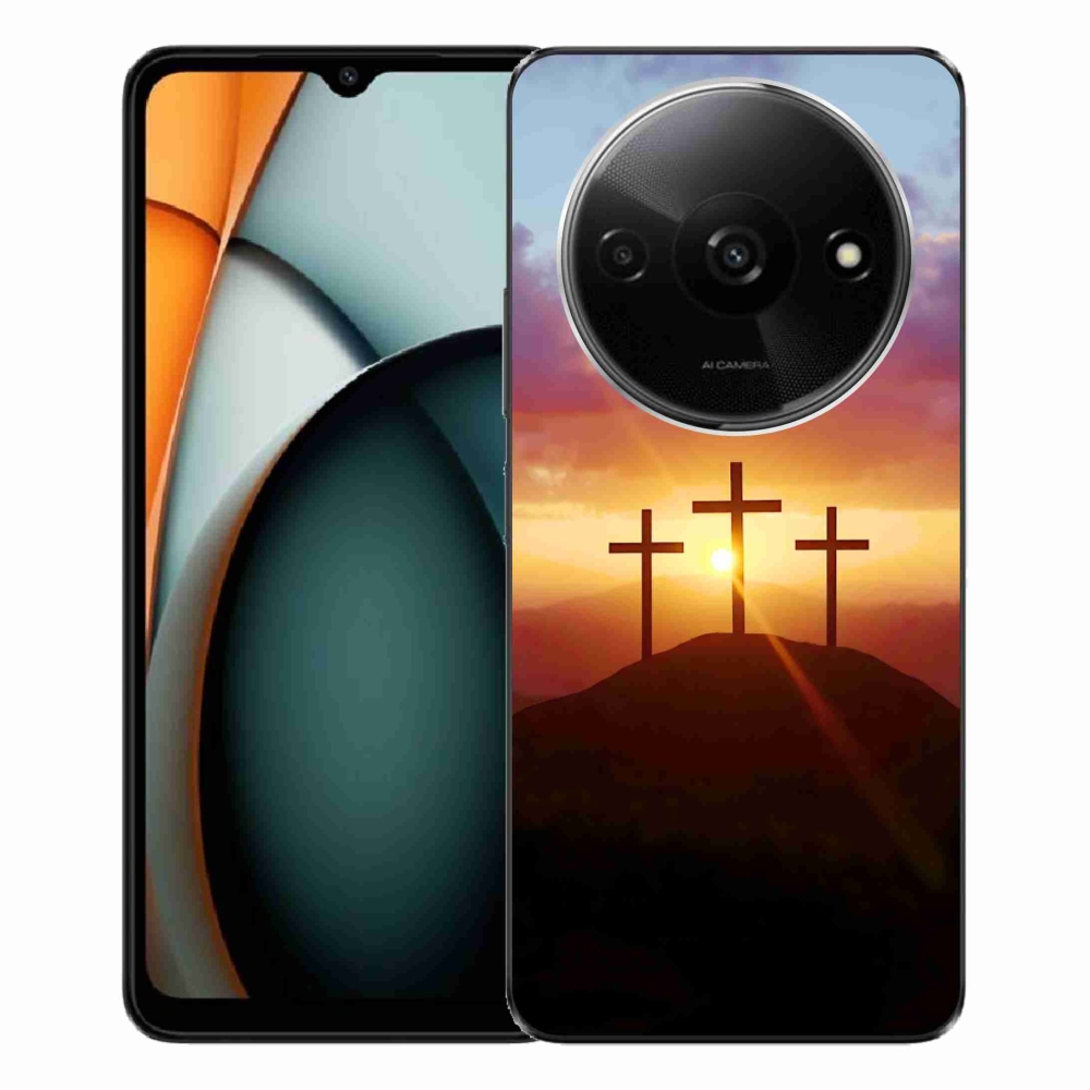 Gélový kryt mmCase na Xiaomi Redmi A3 - tri kríža