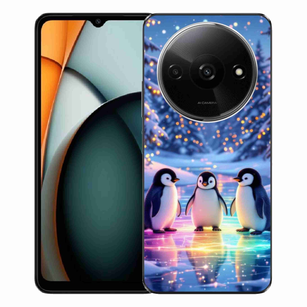 Gélový kryt mmCase na Xiaomi Redmi A3 - tučniaky