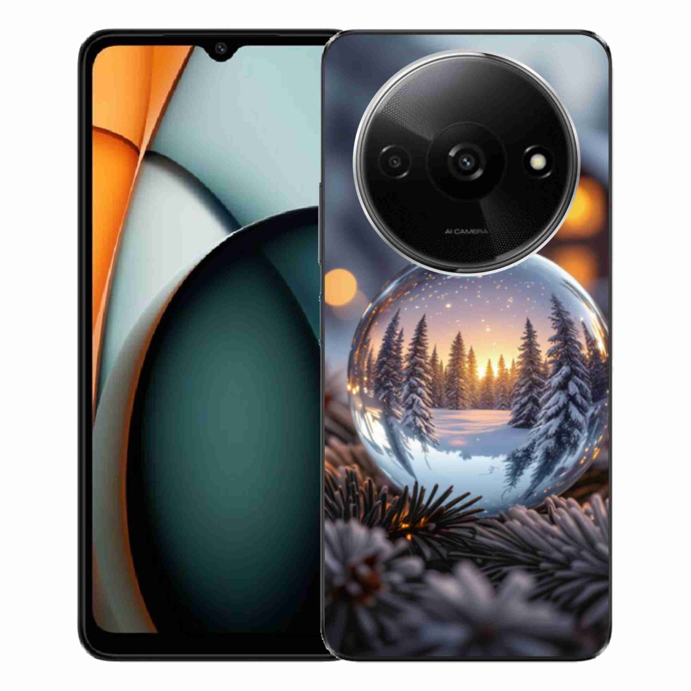 Gélový kryt mmCase na Xiaomi Redmi A3 - vianočná ozdoba