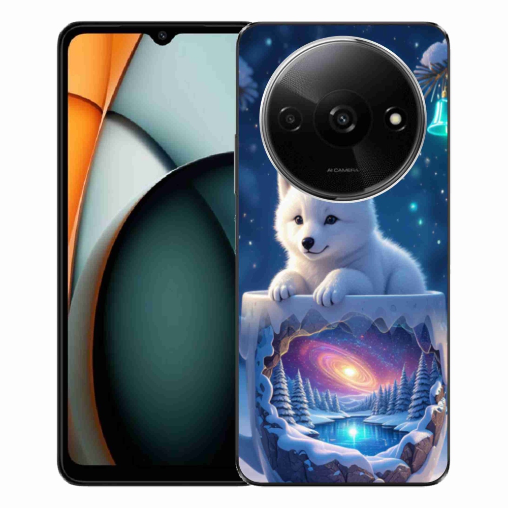 Gélový kryt mmCase na Xiaomi Redmi A3 - vianočné šteňa