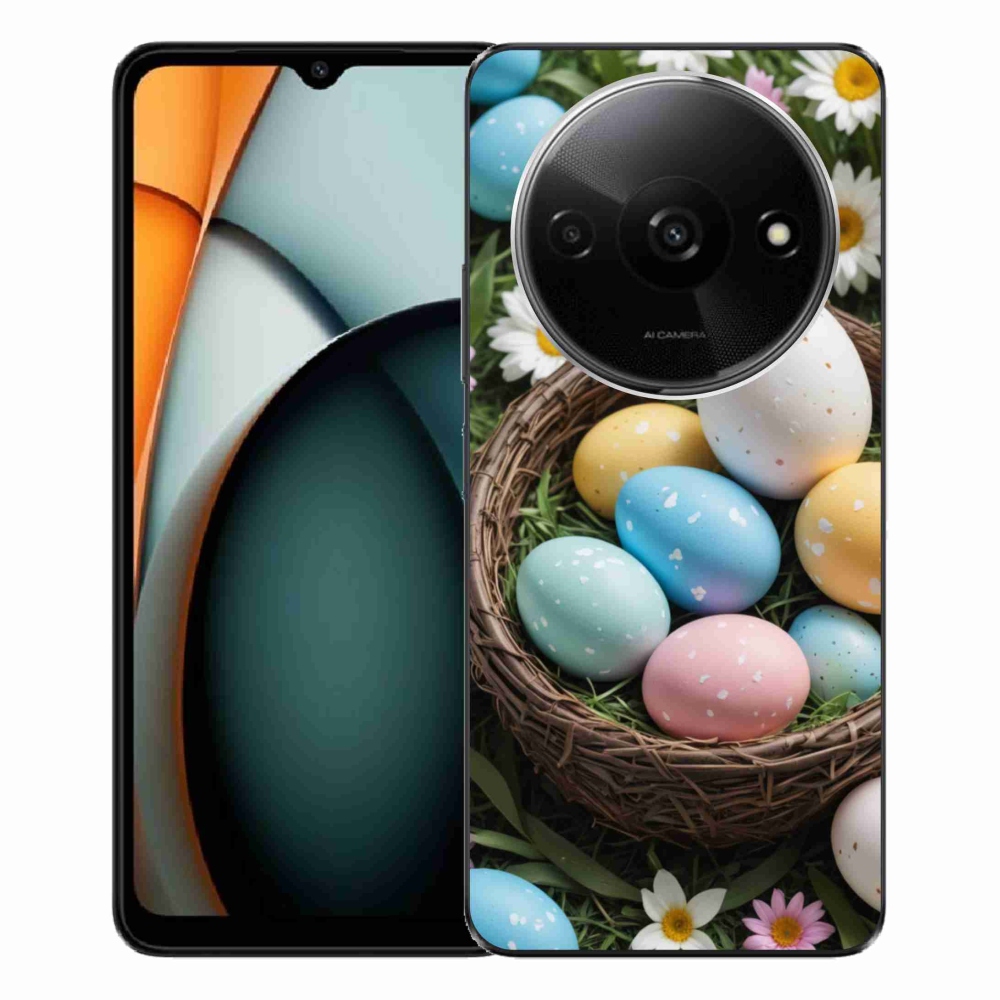 Gélový kryt mmCase na Xiaomi Redmi A3 - veľkonočné vajíčka 2