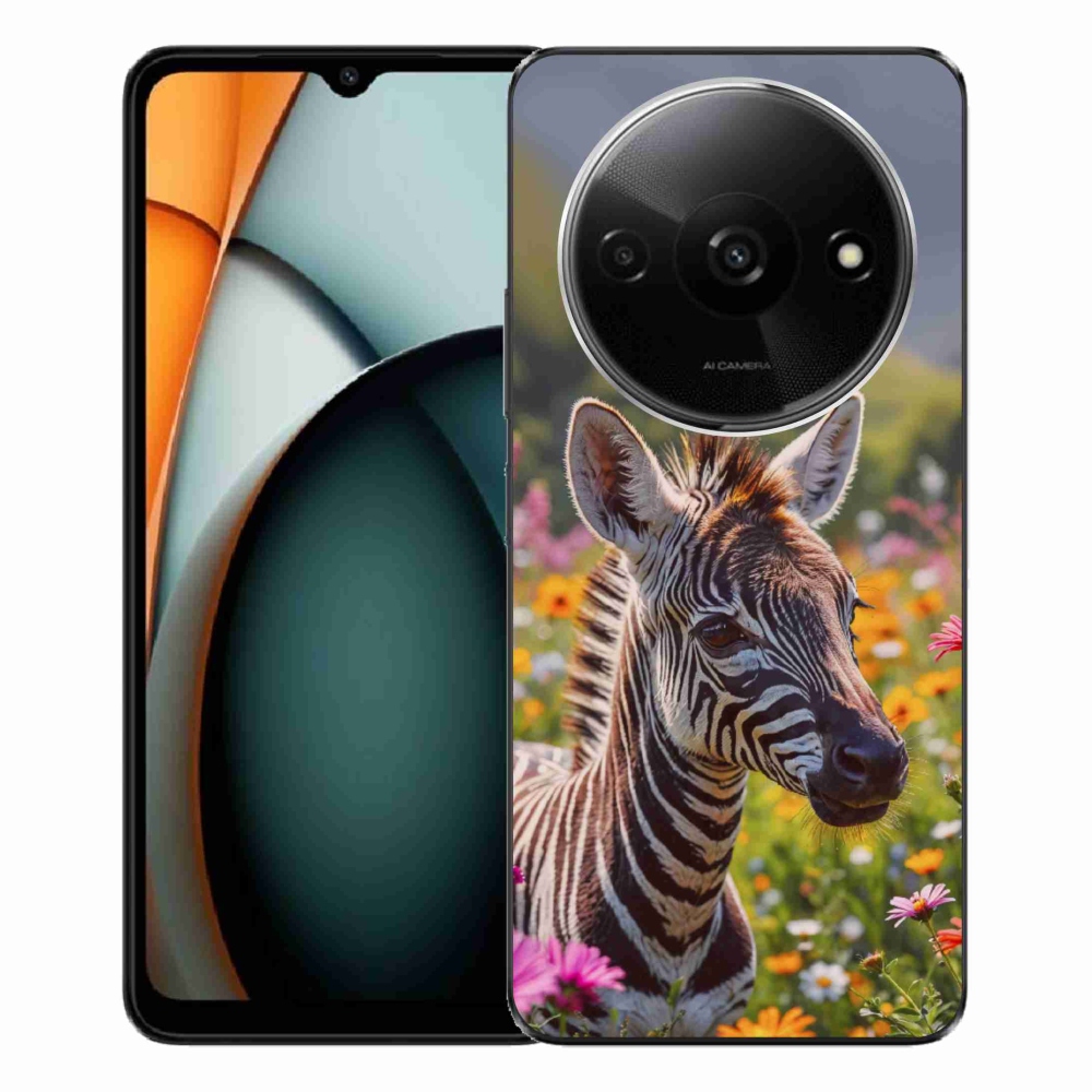 Gélový kryt mmCase na Xiaomi Redmi A3 - zebra na lúke