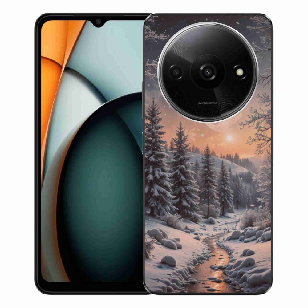 Gélový kryt mmCase na Xiaomi Redmi A3 - zimná krajina 2