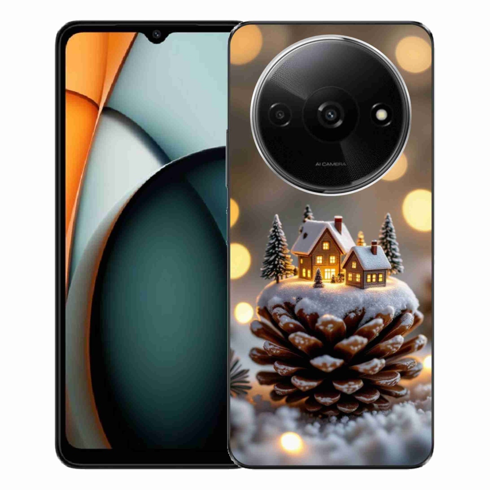 Gélový kryt mmCase na Xiaomi Redmi A3 - zimná dedinka