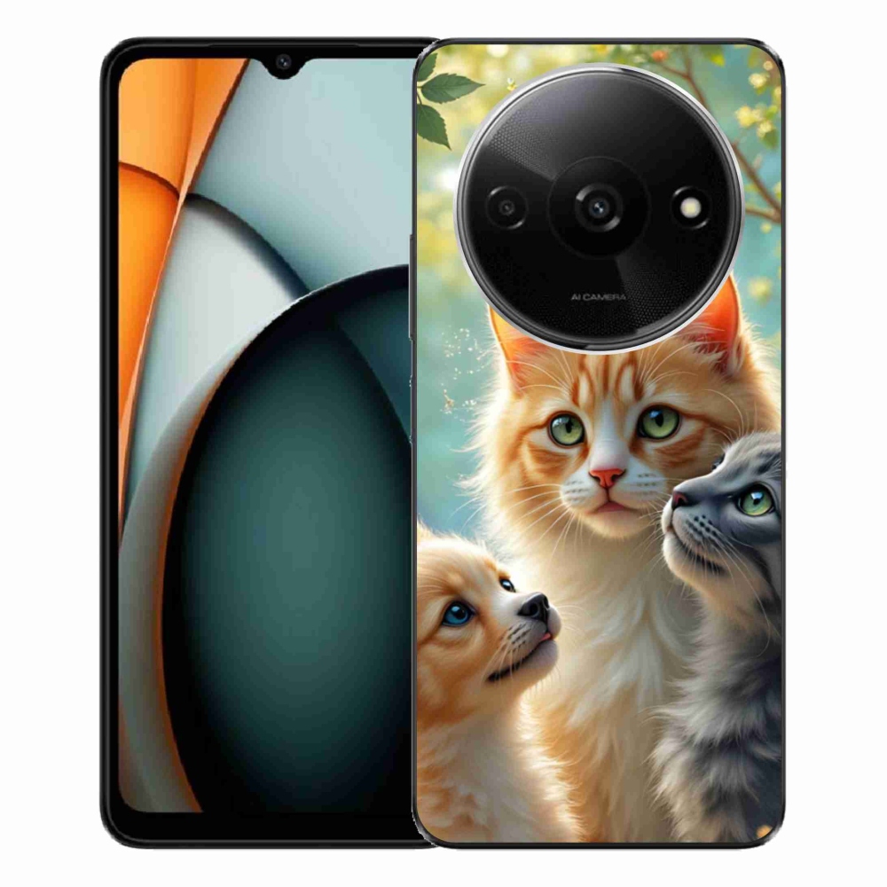 Gélový kryt mmCase na Xiaomi Redmi A3 - zvieracie priateľstvo 2