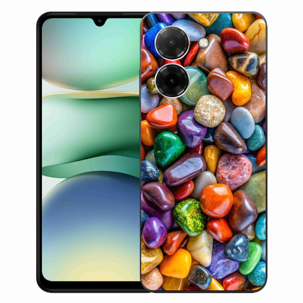 Gélový kryt mmCase na Xiaomi Redmi A5 (171.7x77.8x8.3mm) - farebné kamienky