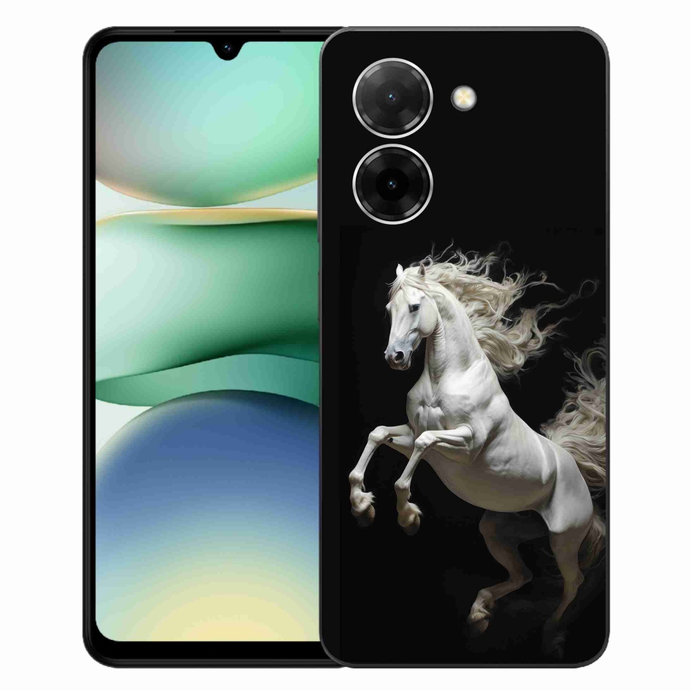 Gélový kryt mmCase na Xiaomi Redmi A5 (171.7x77.8x8.3mm) - biely kôň 4