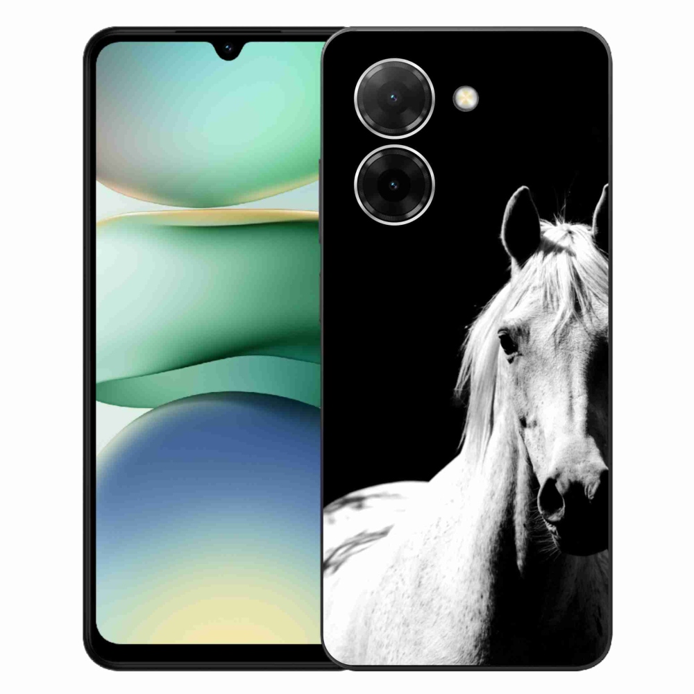 Gélový kryt mmCase na Xiaomi Redmi A5 (171.7x77.8x8.3mm) - biely kôň 5