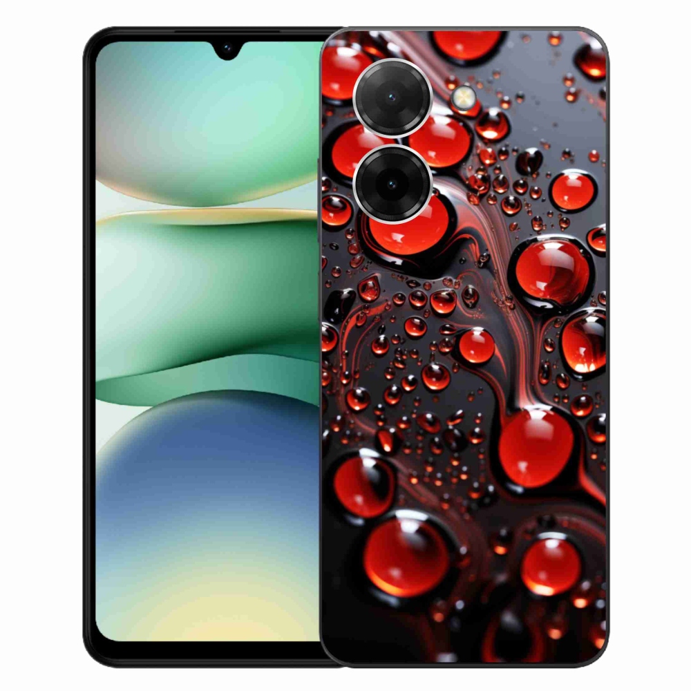 Gélový kryt mmCase na Xiaomi Redmi A5 (171.7x77.8x8.3mm) - červené kvapky 2