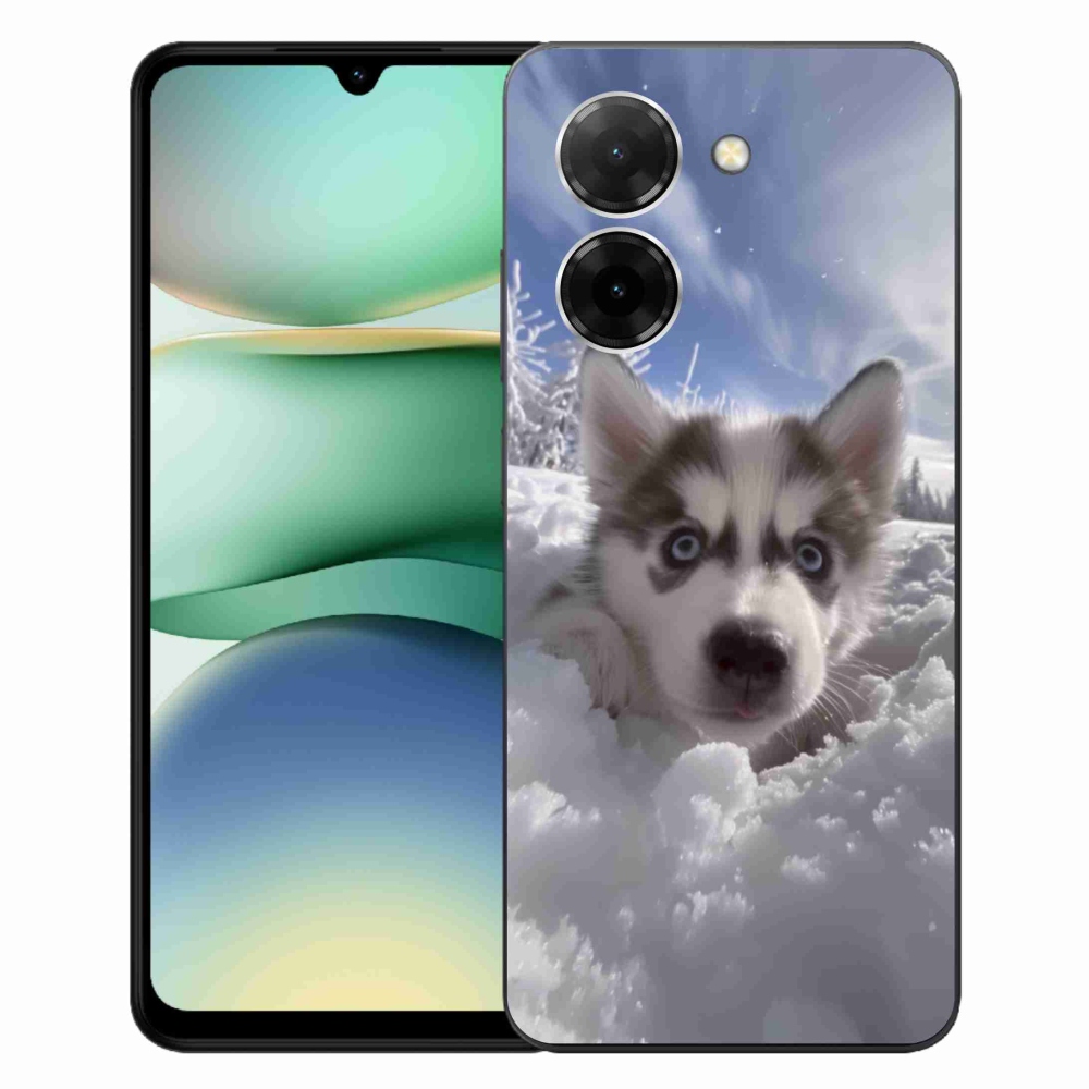 Gélový kryt mmCase na Xiaomi Redmi A5 (171.7x77.8x8.3mm) - husky v snehu