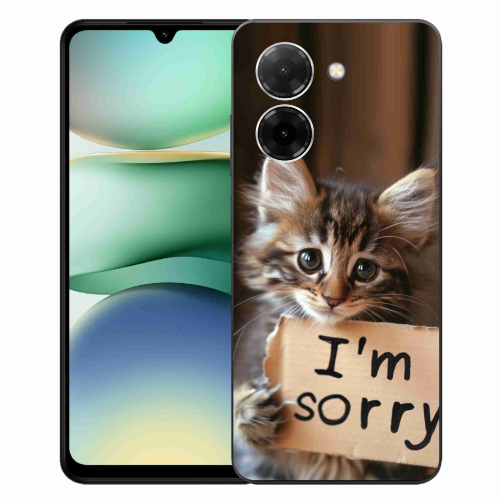 Gélový kryt mmCase na Xiaomi Redmi A5 (171.7x77.8x8.3mm) - mačacie ospravedlnenie