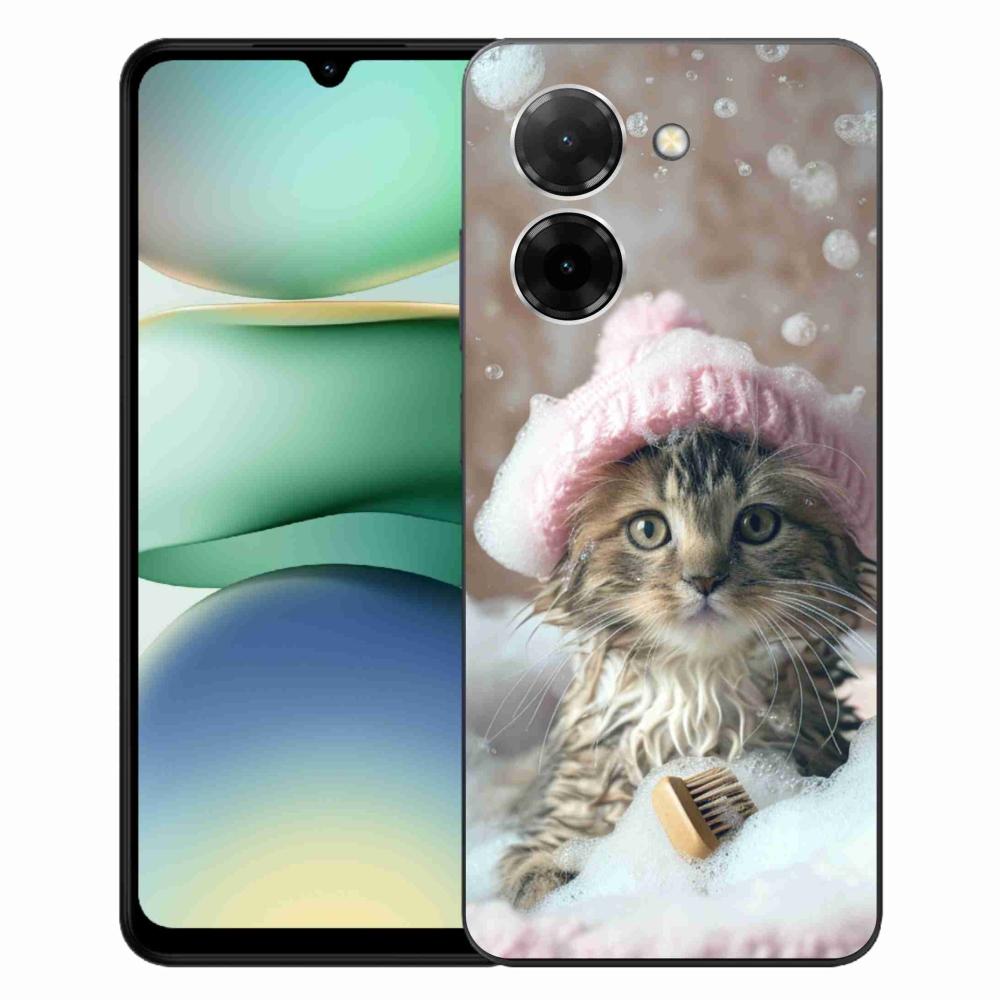 Gélový kryt mmCase na Xiaomi Redmi A5 (171.7x77.8x8.3mm) - mačiatko a kúpeľ