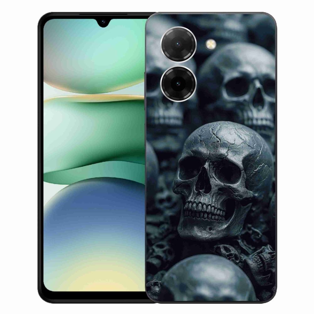 Gélový kryt mmCase na Xiaomi Redmi A5 (171.7x77.8x8.3mm) - lebka 2