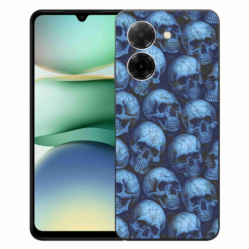 Gélový kryt mmCase na Xiaomi Redmi A5 (171.7x77.8x8.3mm) - lebky