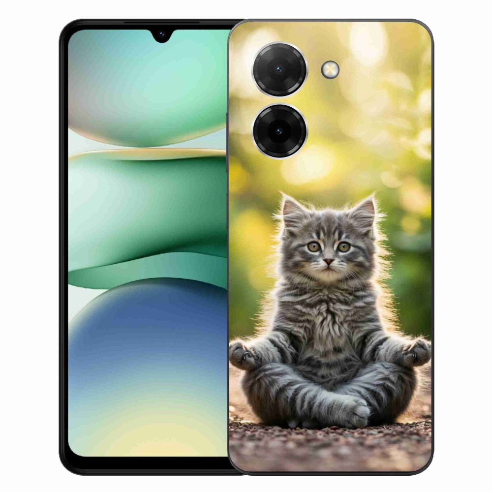 Gélový kryt mmCase na Xiaomi Redmi A5 (171.7x77.8x8.3mm) - meditujúce mačiatko