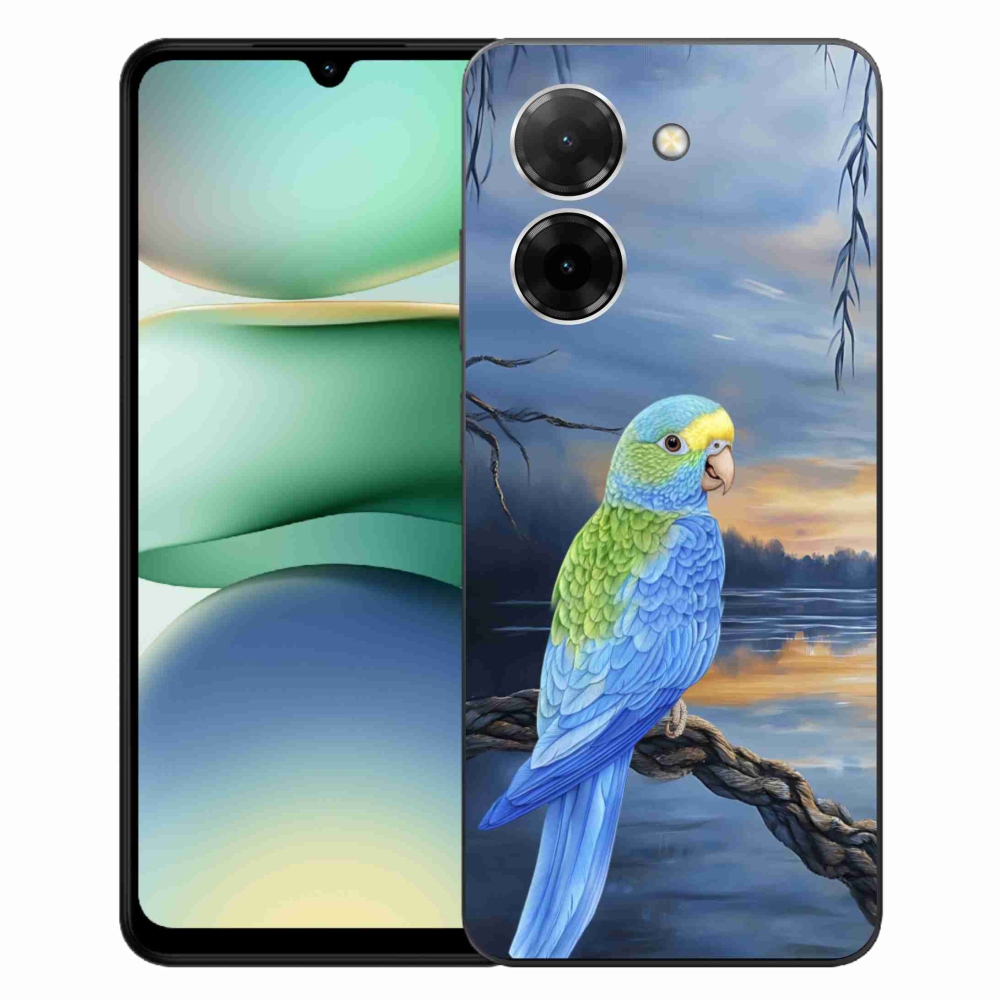 Gélový kryt mmCase na Xiaomi Redmi A5 (171.7x77.8x8.3mm) - modrý papagáj