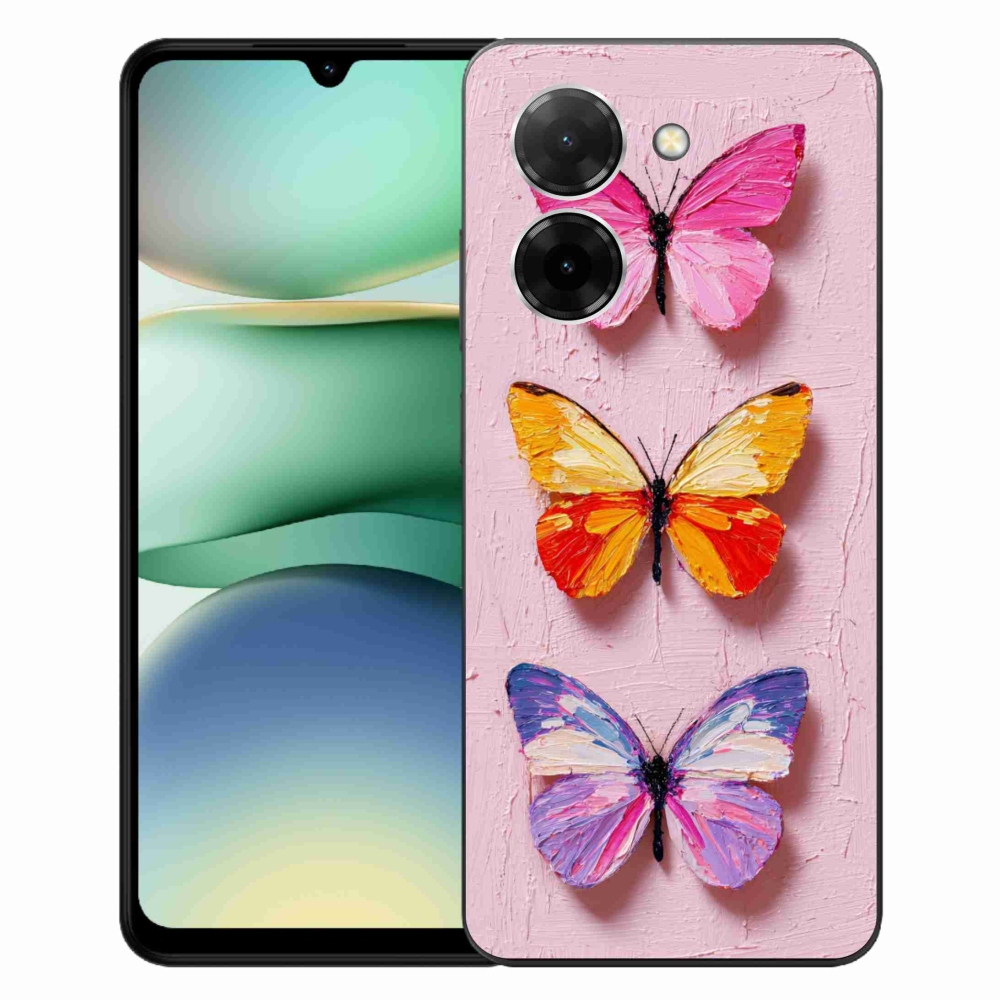 Gélový kryt mmCase na Xiaomi Redmi A5 (171.7x77.8x8.3mm) - motýlia trojica