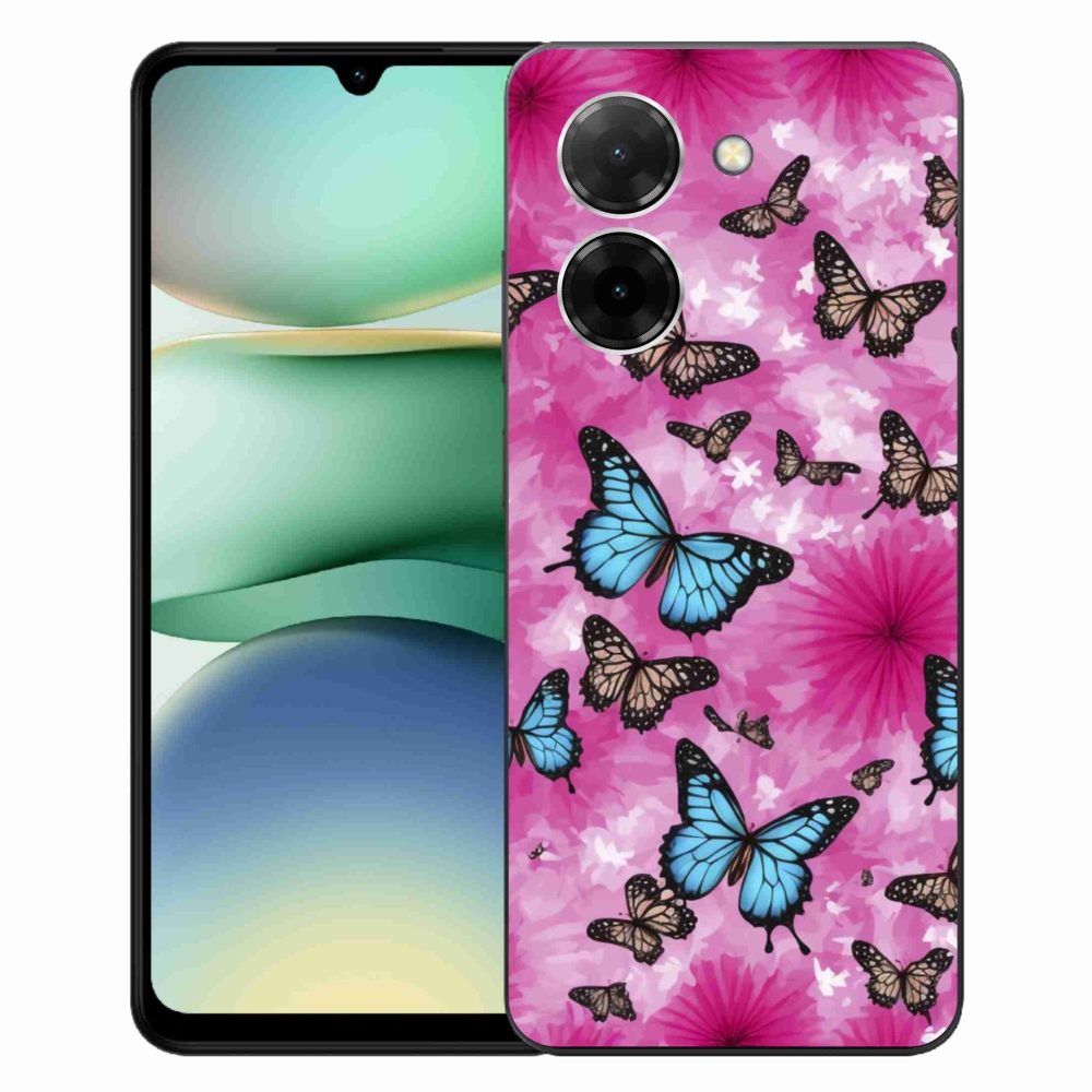 Gélový kryt mmCase na Xiaomi Redmi A5 (171.7x77.8x8.3mm) - motýlia záhrada