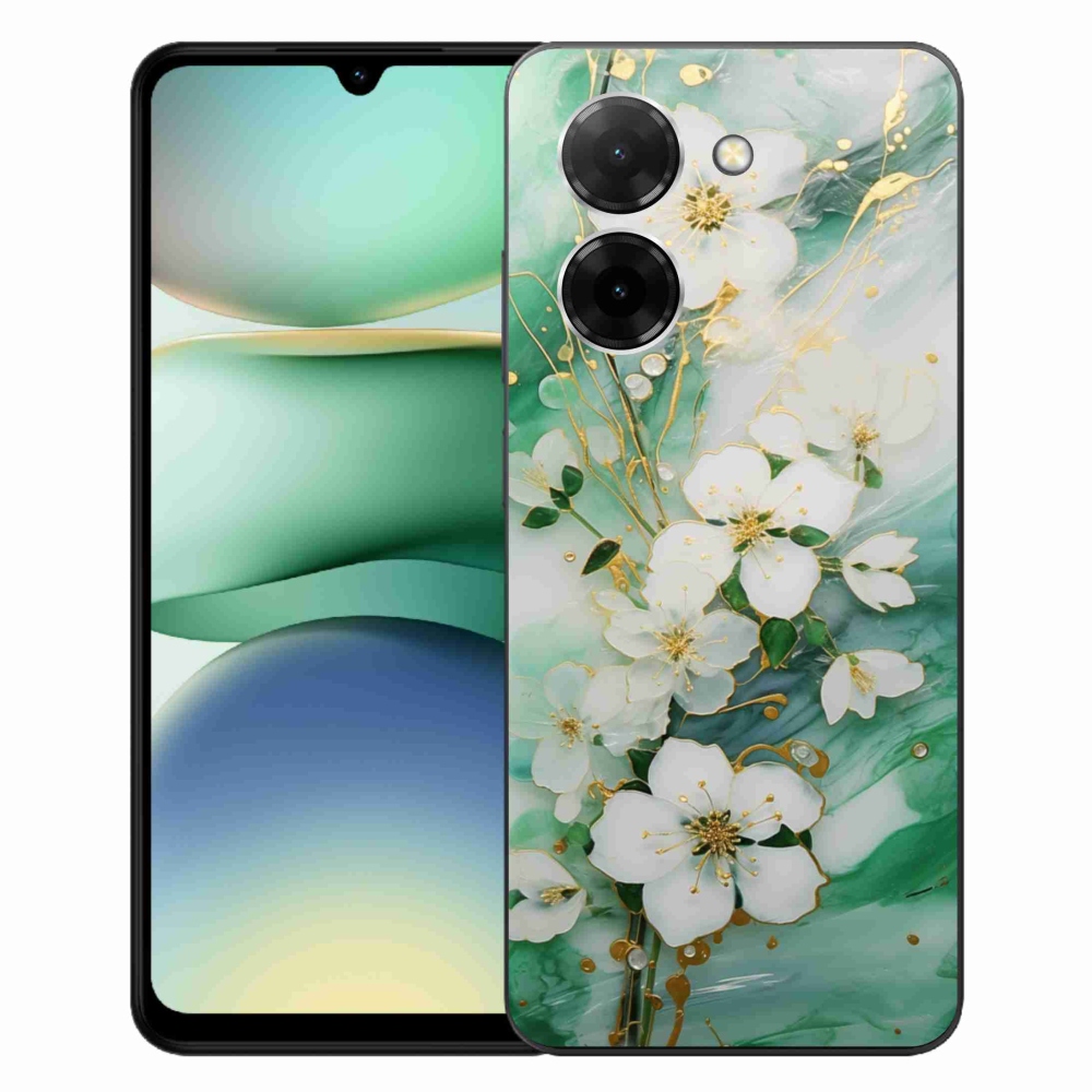 Gélový kryt mmCase na Xiaomi Redmi A5 (171.7x77.8x8.3mm) - nežné kvety