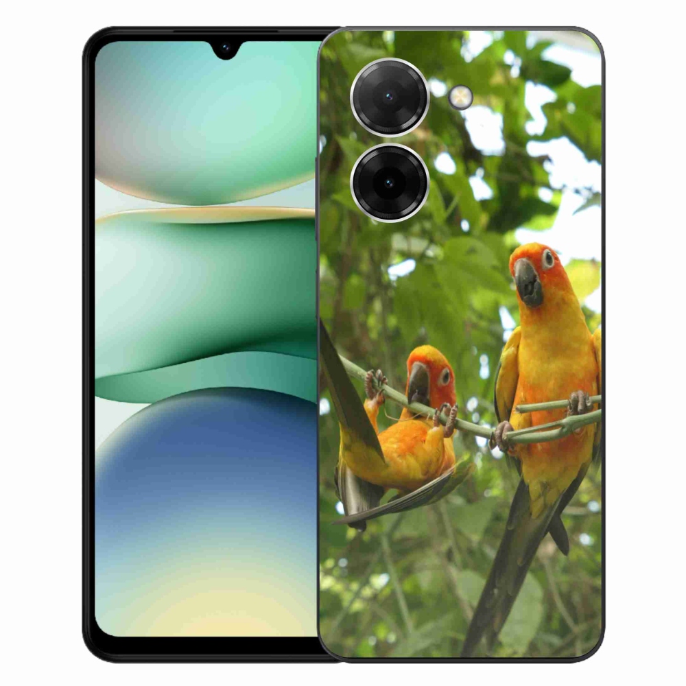 Gélový kryt mmCase na Xiaomi Redmi A5 (171.7x77.8x8.3mm) - papagáje aratingy