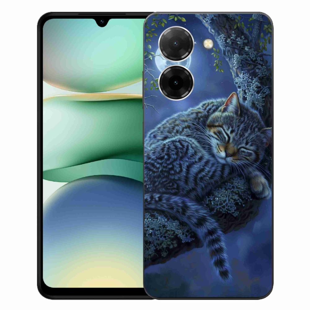 Gélový kryt mmCase na Xiaomi Redmi A5 (171.7x77.8x8.3mm) - spiaca mačka