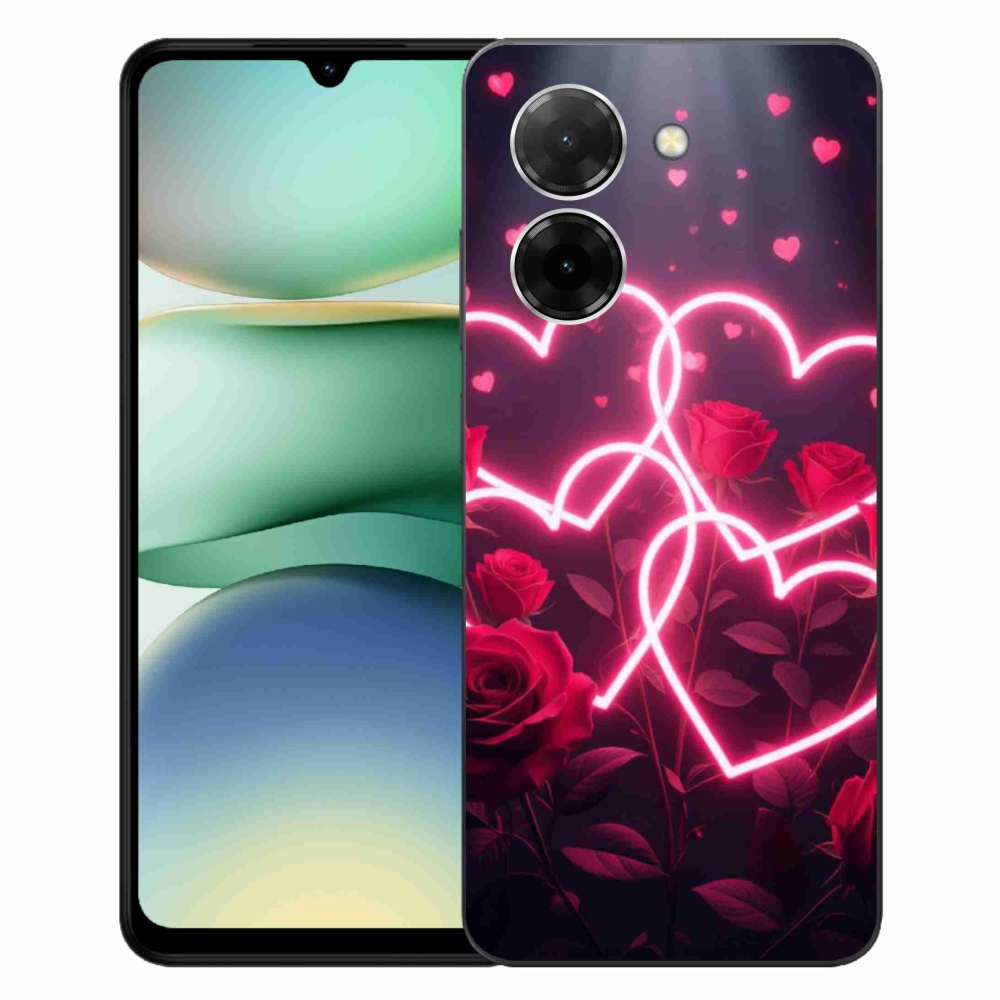 Gélový kryt mmCase na Xiaomi Redmi A5 (171.7x77.8x8.3mm) - srdce lásky