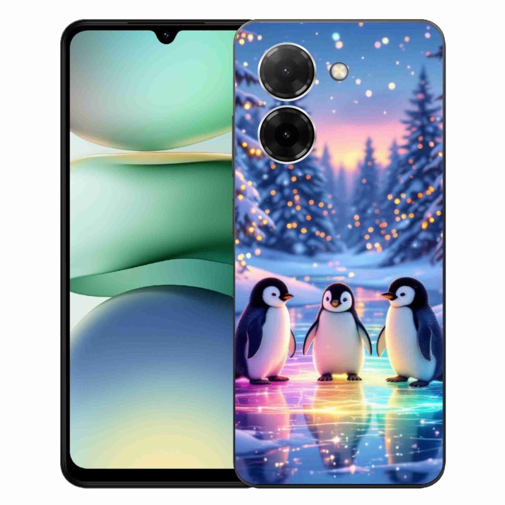 Gélový kryt mmCase na Xiaomi Redmi A5 (171.7x77.8x8.3mm) - tučniaky