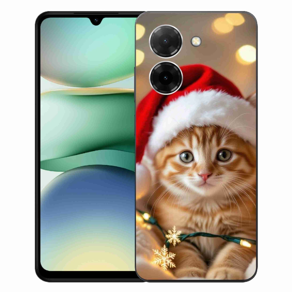 Gélový kryt mmCase na Xiaomi Redmi A5 (171.7x77.8x8.3mm) - vianočné mačiatko