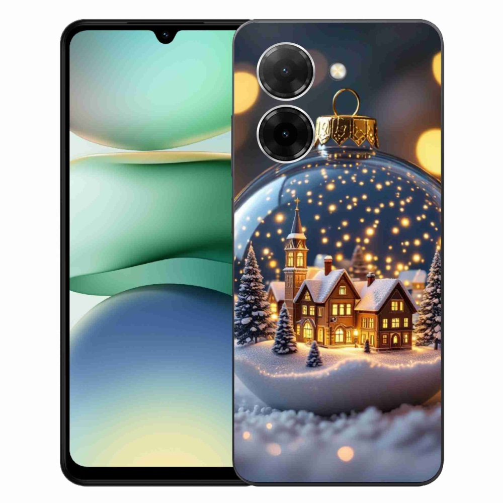 Gélový kryt mmCase na Xiaomi Redmi A5 (171.7x77.8x8.3mm) - vianočné gule 4