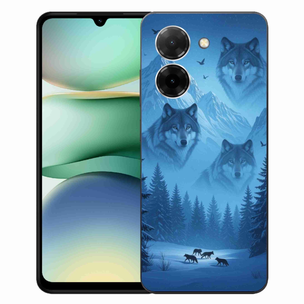 Gélový kryt mmCase na Xiaomi Redmi A5 (171.7x77.8x8.3mm) - vlčia svorka