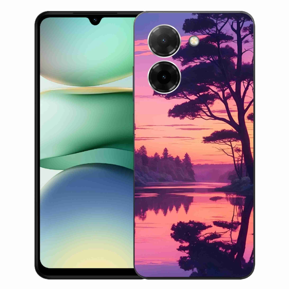 Gélový kryt mmCase na Xiaomi Redmi A5 (171.7x77.8x8.3mm) - západ slnka nad jazerom