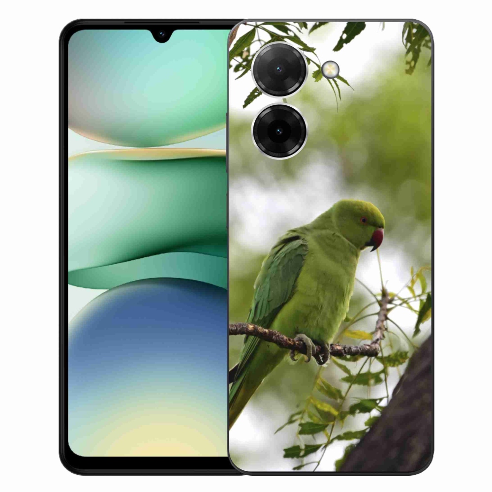 Gélový kryt mmCase na Xiaomi Redmi A5 (171.7x77.8x8.3mm) - zelený papagáj