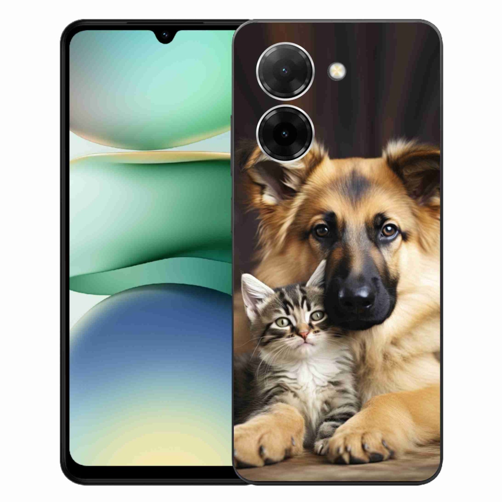 Gélový kryt mmCase na Xiaomi Redmi A5 (171.7x77.8x8.3mm) - zvieracie priateľstvo