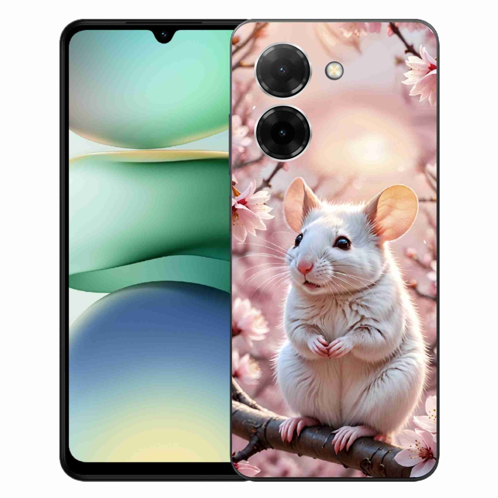 Gélový kryt mmCase na Xiaomi Redmi A5 171mm - biela myš na vetve