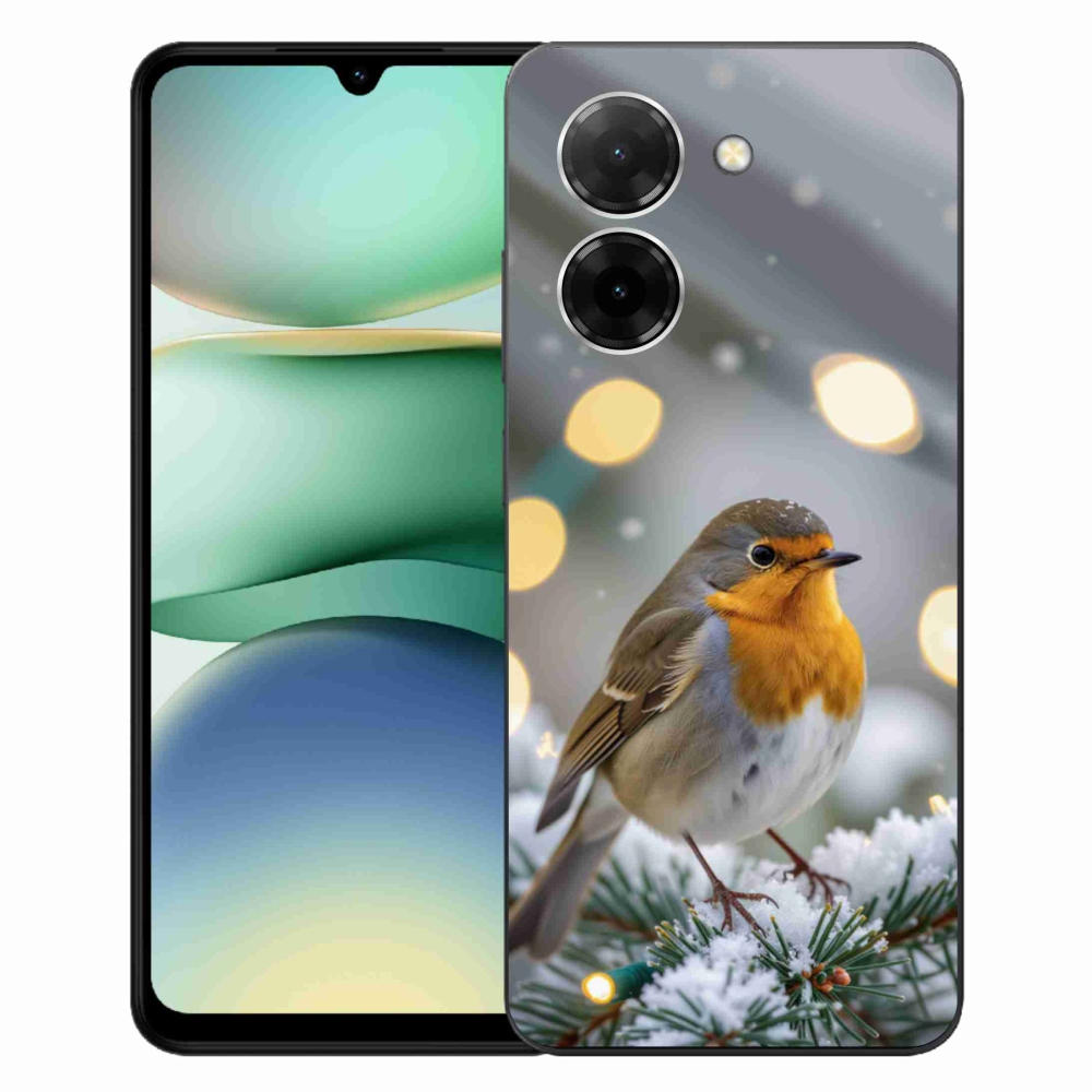 Gélový kryt mmCase na Xiaomi Redmi A5 171mm - červienka v zime